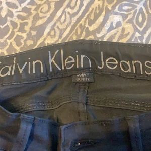 Calvin Klein black jeans sz 27/4